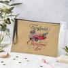 Merry Christmas Linen Storage Supplies Bags Travel Lipstick Bag Xmas Ornament Pouch Toilet Makeup Bolsas for Coffee Enthusiasts