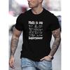 Print T Shirt, Tees For Men, Casual Short Sleeve T-shirt For Summer,Cool, Casual, and Fashionable