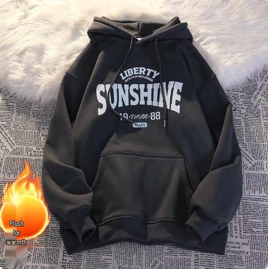 Unisex College Style Casual Hoodie - Comfortable, Trendy, and Versatile Top