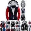 Thick Warm Mens Fleece Fur Lined Hoodie Zip Up Winter Coat Jacket Top Sweatshirt