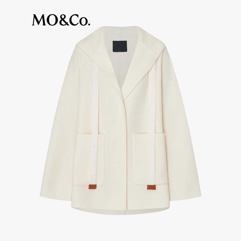MO&Co. Women's Hooded Wool Cardigan