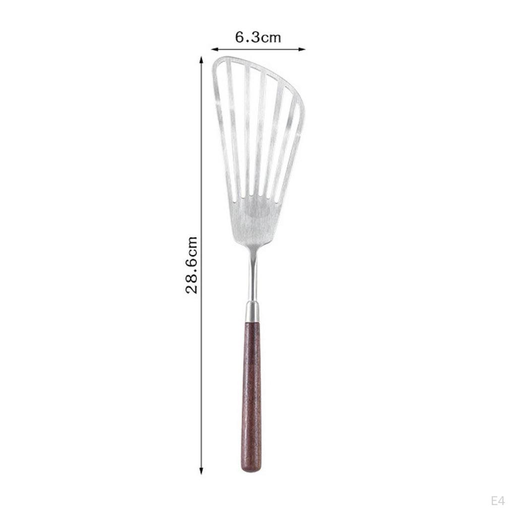Cooking Utensils Spoon Convenient Heat Resistant with Wooden Handle Kitchen Gadgets Spatulas