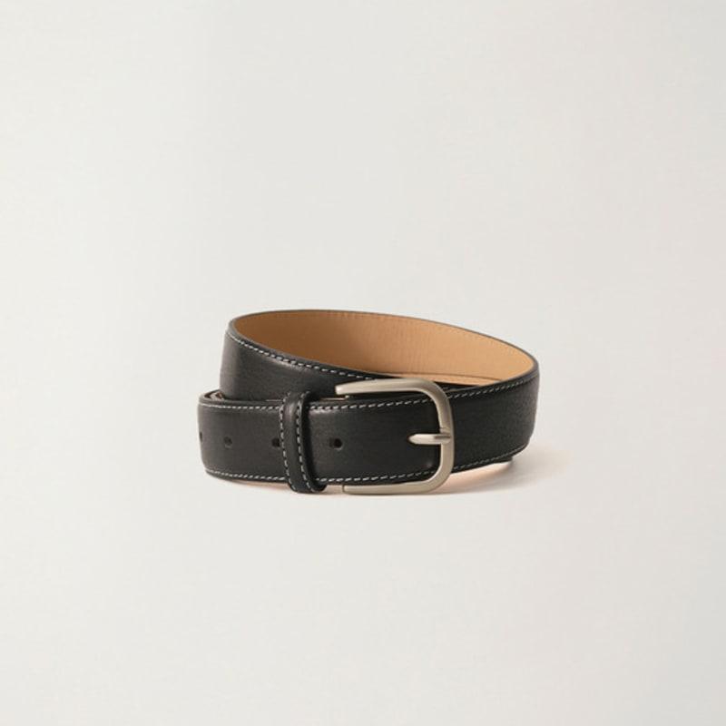 

НИЧЕГО НАПИСАНО Классический кожаный ремень (черный) FREE