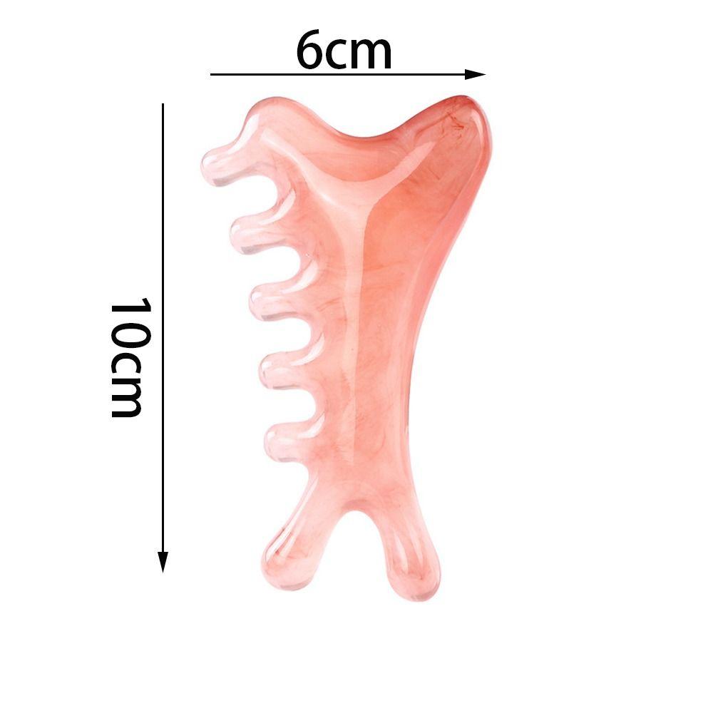 New 4-in-1 Massage Comb Multifunctional Scraping Head Head Meridian Combs Facial Muscle Pulling Facial Massager Tool