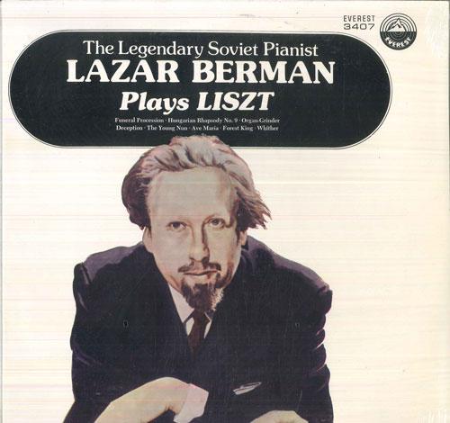 

LP Record LAZAR BEMAN - Lazar Berman Plays Liszt 3407 EVEREST US Classical Used