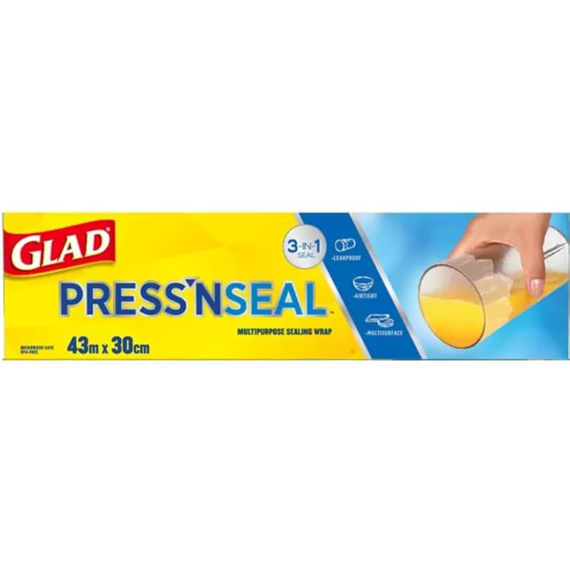 Пищевая пленка GLAD Press  n Seal, многоцелевая, 140 (30см x 43,4м)