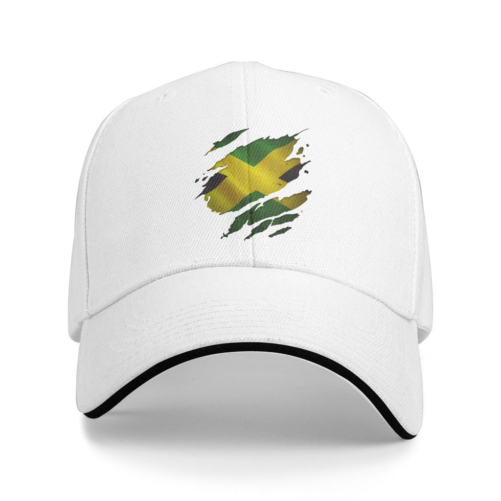 Women Unisex Jamaica Flag Ripped Scratch Heritage Culture Proud Jamaican Outdoor Hat  Trucker Cap New Baseball Cap Sports Hats