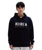 Korea National Embroidered Logo Hoodie_Navy