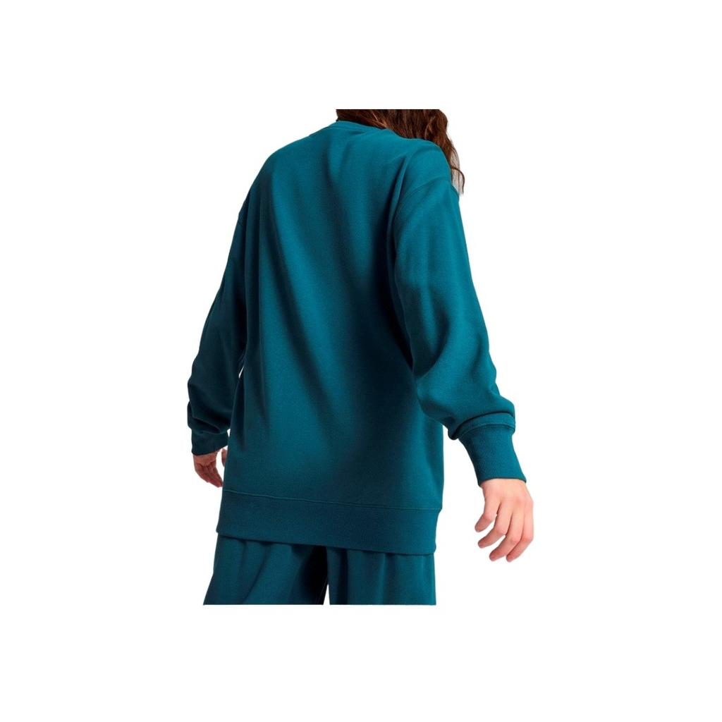 PUMA Comfortable Crew Neck Pullover Solid Color Sweatshirt Unisex sweatshirt Cool-Light-Green 626109-75