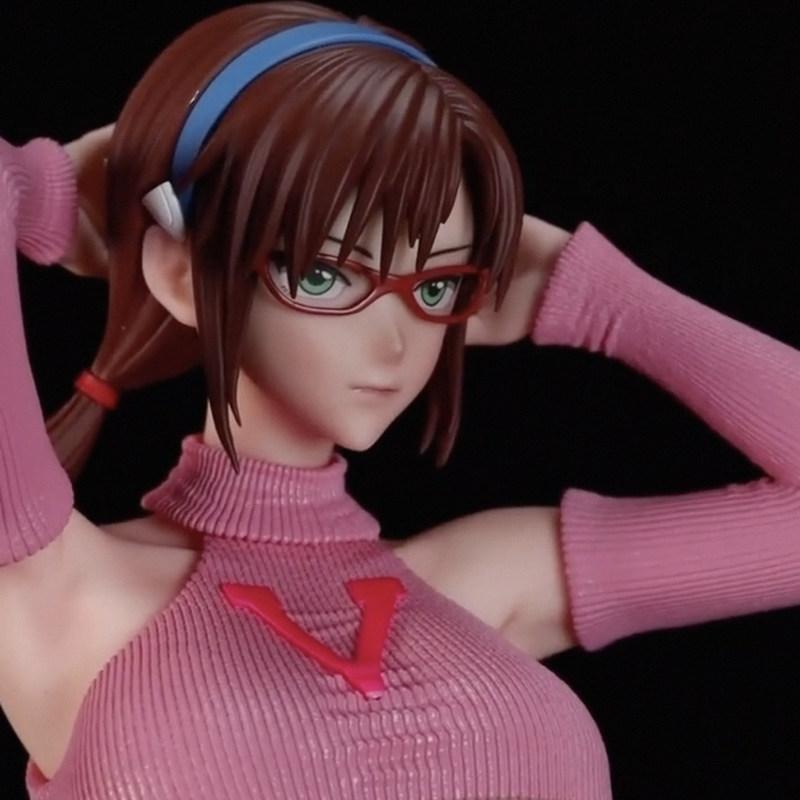 31cm Anime Figures High Quality Makinami Summer Girlfriend Series Gk Model Campus Deskmate Desktop Ornament Collection Gifts
