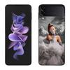 Ariana Grande Case For Samsung Z Flip 6 5G Galaxy Z Flip 5 4 3 5G Black Hard Cell Phone Cover Luxury PC Shell Coque