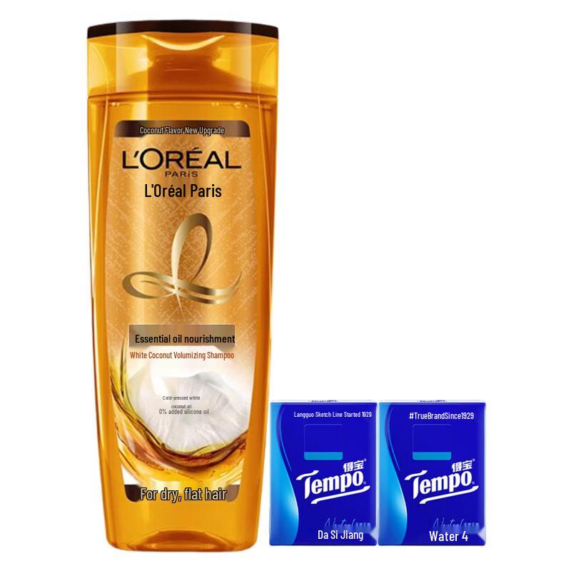 Tempo Pocket Tissues & Essential Oil Shampoo Bundle