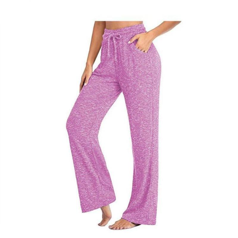S-5XL Spring and Autumn New Casual Pants, Yoga Pants, Quick-drying Trousers, Women's Wide-leg Pants