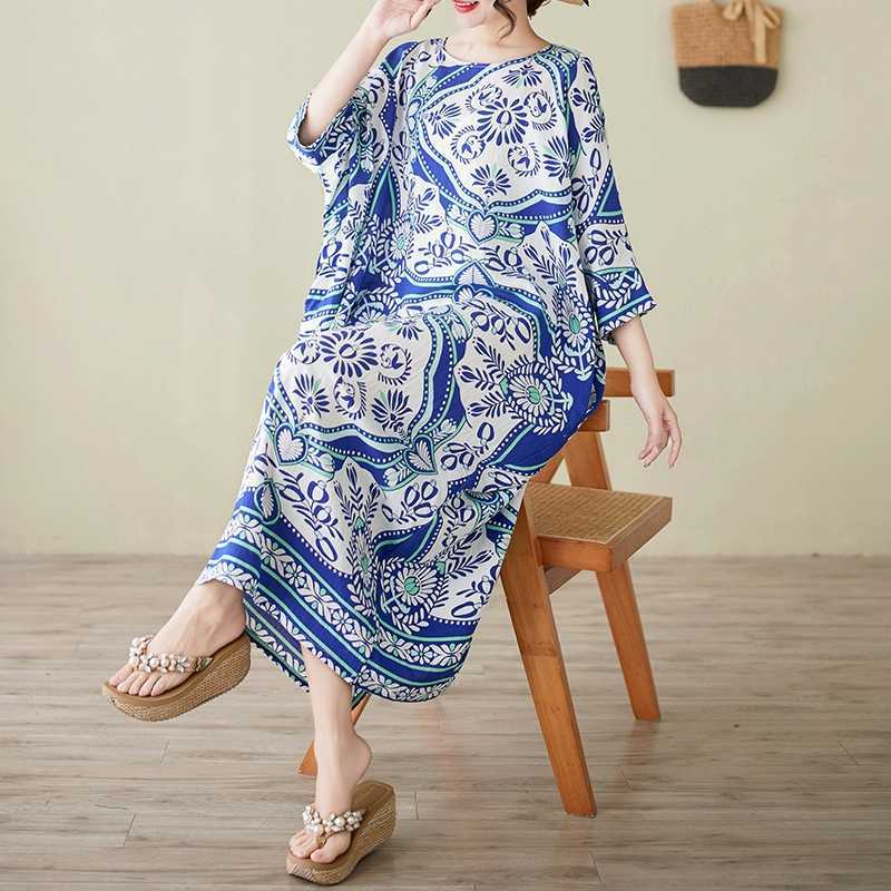Summer Round Neck Short Sleeved Dress