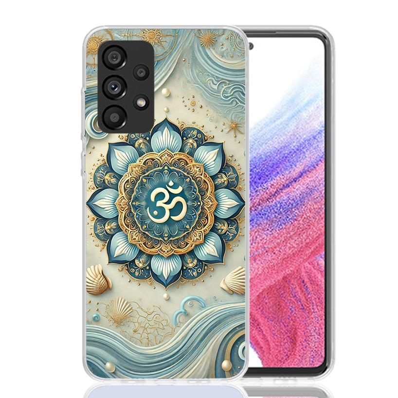 Mandala Chakra Insist Yoga Phone Case For Samsung Galaxy A52 A32 A22 A12 A02S A50S A30S A51 A31 AA71 Note 20 Ultra 10 S10 Plus G