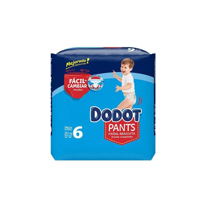 P Dodot Pants Талла 6 27 Uds