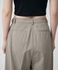 MUSINSA STANDARD WOMAN Women'S Summer Wool Loose Tapered Hidden Banding Slacks [Light Beige]