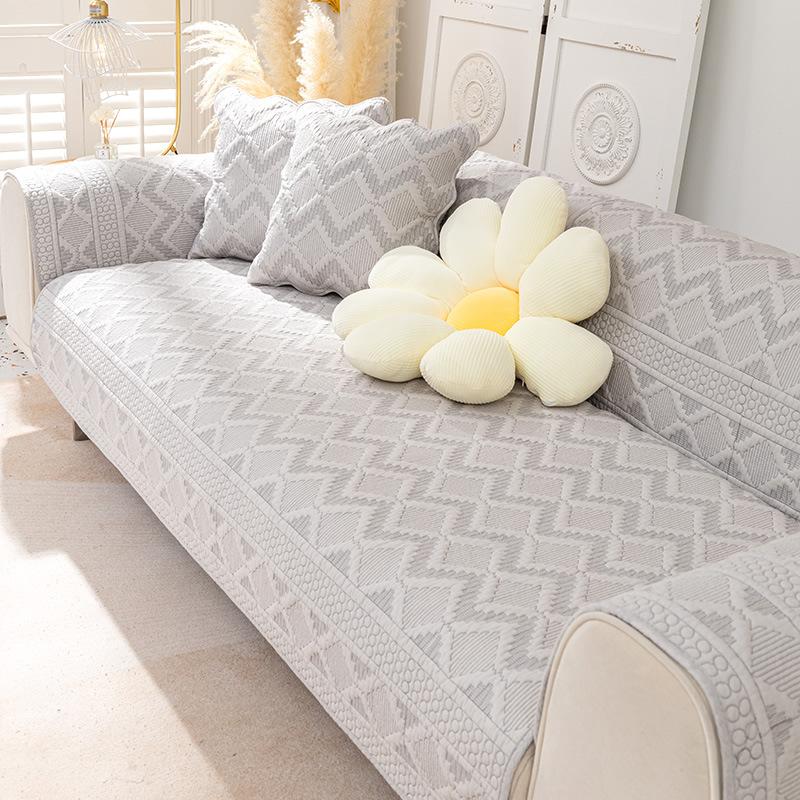 

Полностью хлопковая подушка для дивана, двусторонняя, всесезонная, простая нескользящая подушка для сиденья в скандинавском стиле, тканевый чехол, тканевый чехол 70*70