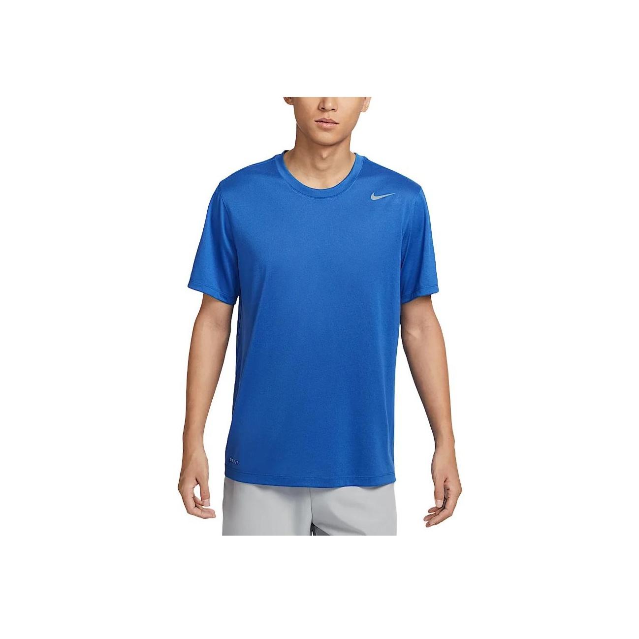 

Nike Dri-Fit Team Legend Round Neck Quick-Dry Short Sleeve T-Shirt Men Tops Dark-Blue IB8898-450 2XL