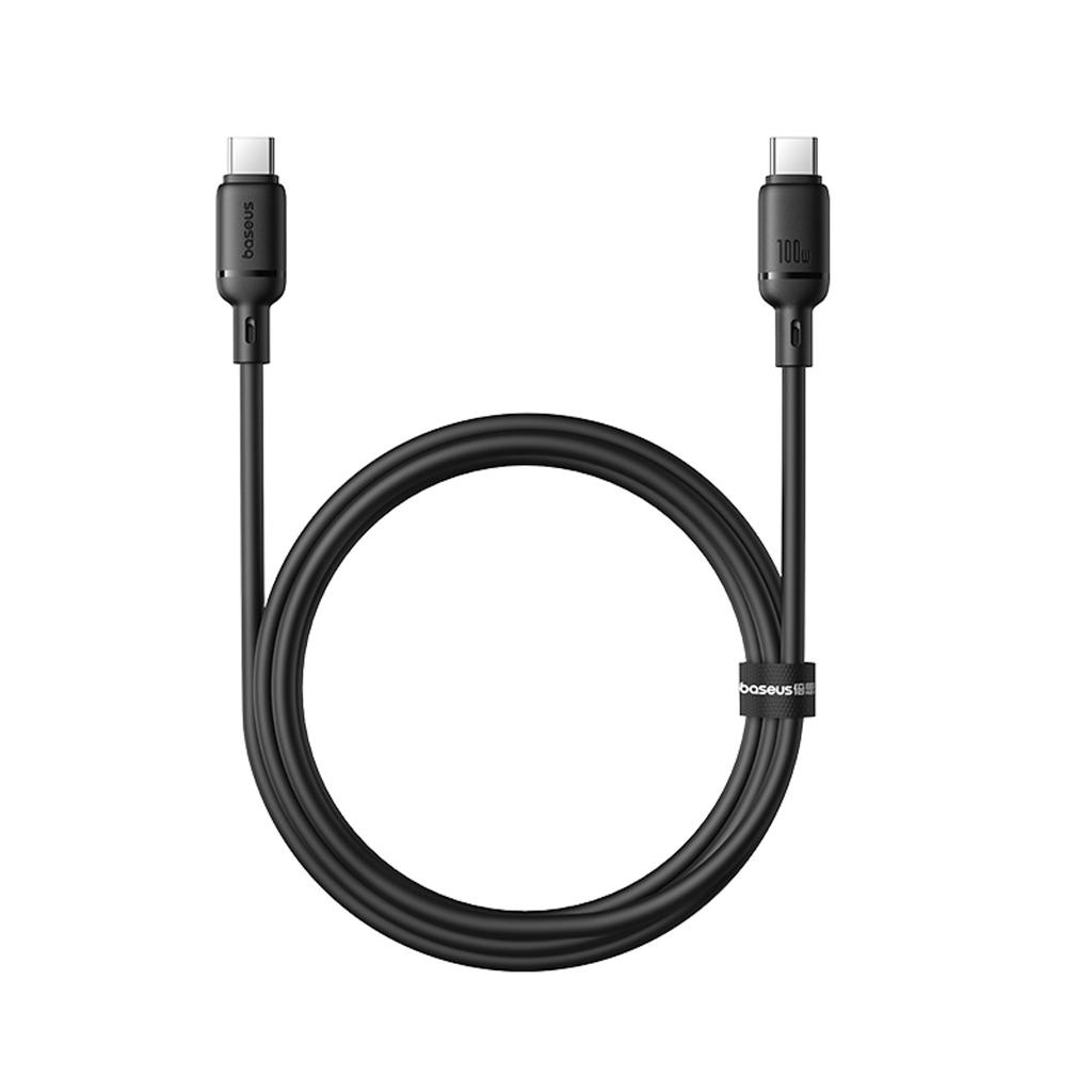 Kabel przewód USB-C 100W 1m - czarny