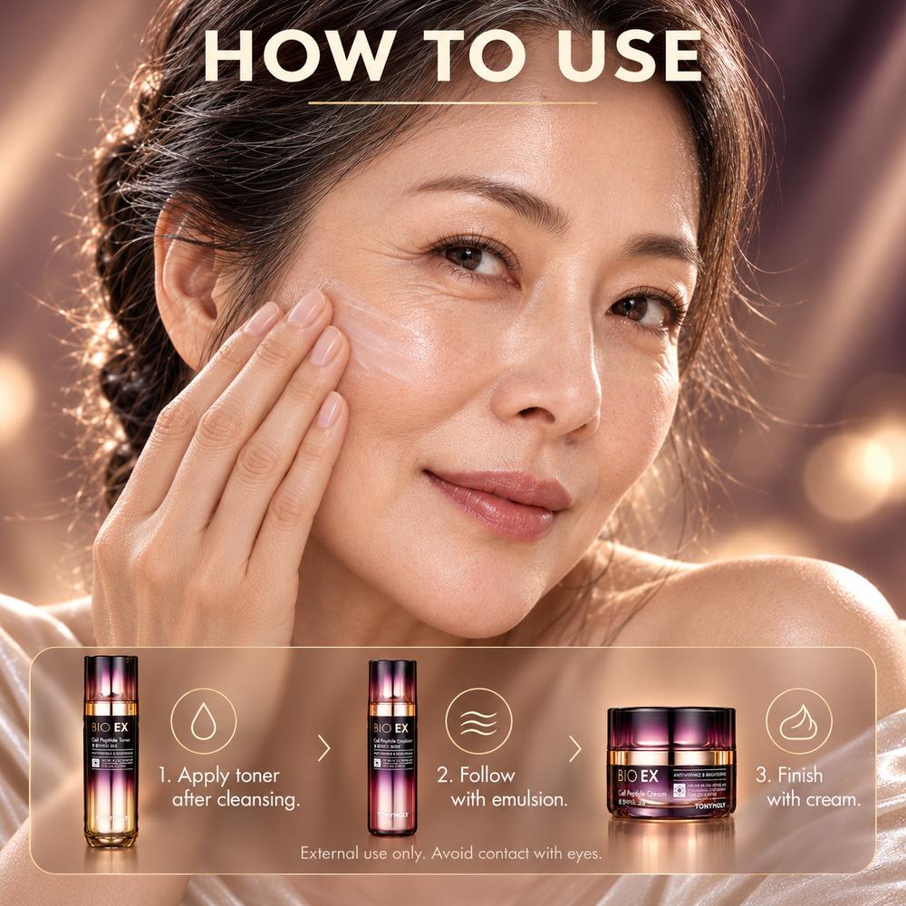 TONYMOLY Bio Ex Cell Peptide Skin Care Set
