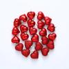 24pcs Red Glitter Love Heart Hanging Ornaments Romantic Heart Balls Christmas Tree Decor DIY Valentines Wedding Party Supplies