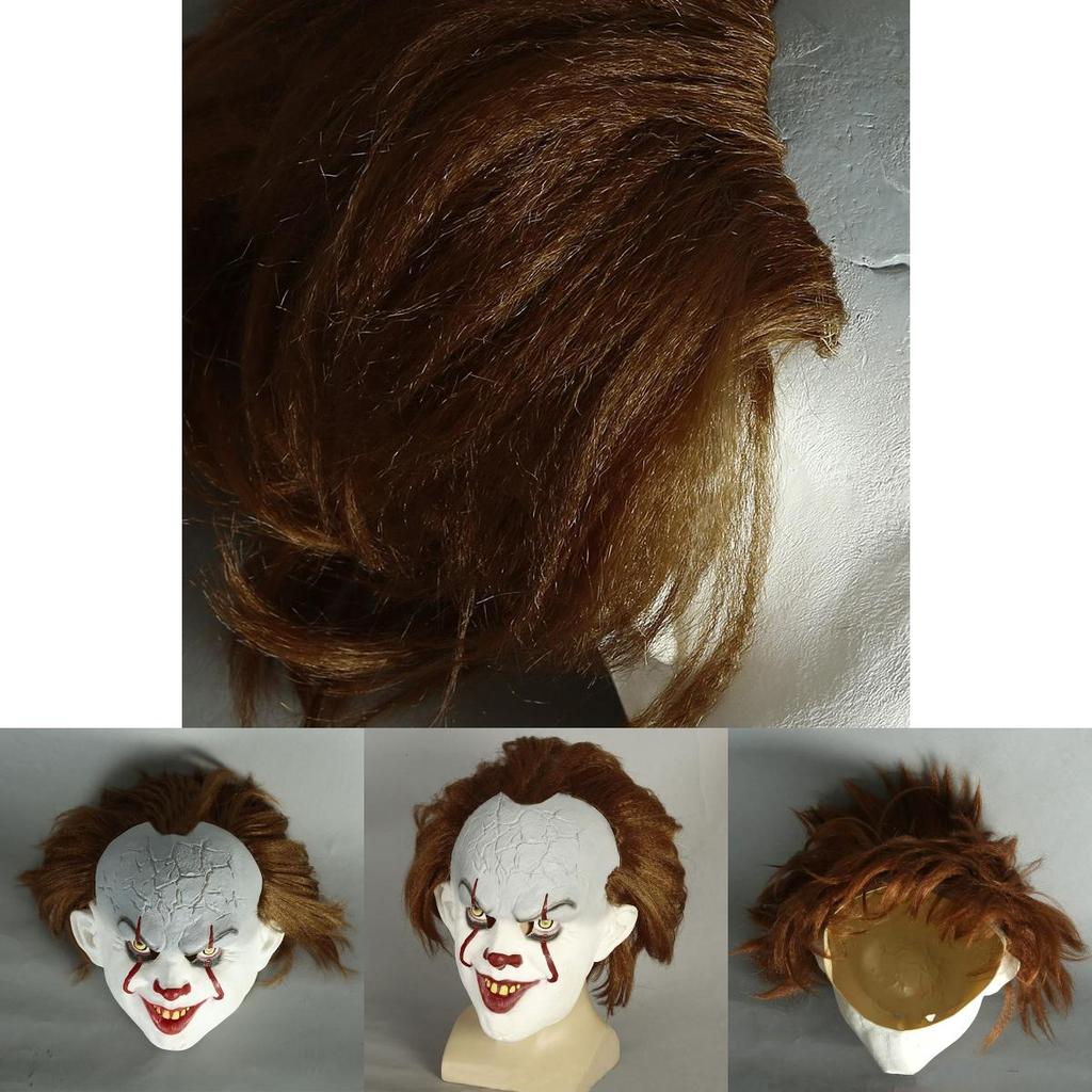 High-quality Stephen King's It Pennywise Horror Clown Mask Ideal For Costume Parties