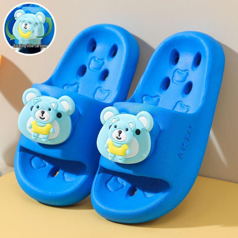 Kids' Non-slip Soft Sole Summer Sandals: Boys, Girls, Toddlers - Ideal for Home, Outdoor, Bathroom & Shower with a Breathable Hollow Design.