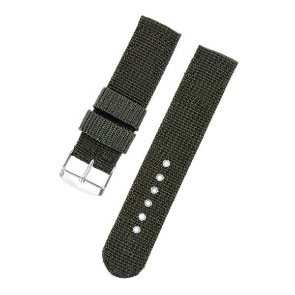 Uhrenarmband Armband Stiftschnalle Verstellbares Nylon Canvas Armband Armbanduhrbänder Ersatzzubehör