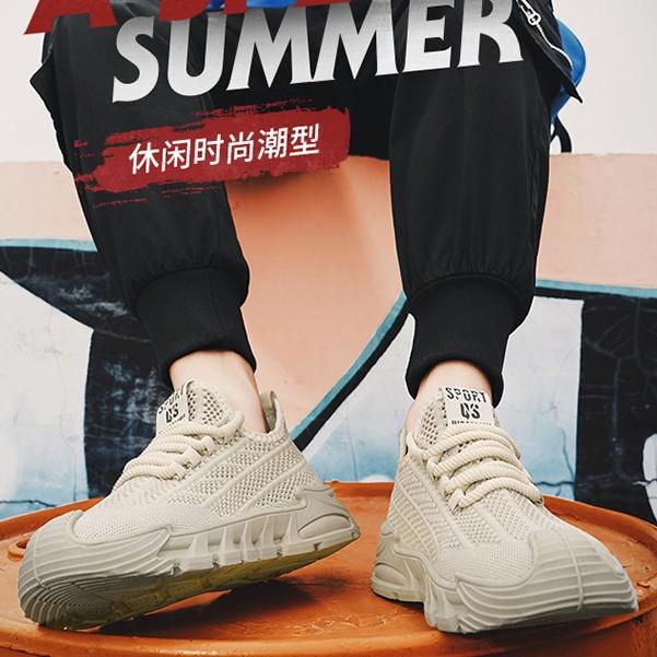 Men's shoes summer breathable casual shoes simple men's sports shoes non-slip soft-soled labor insurance shoes