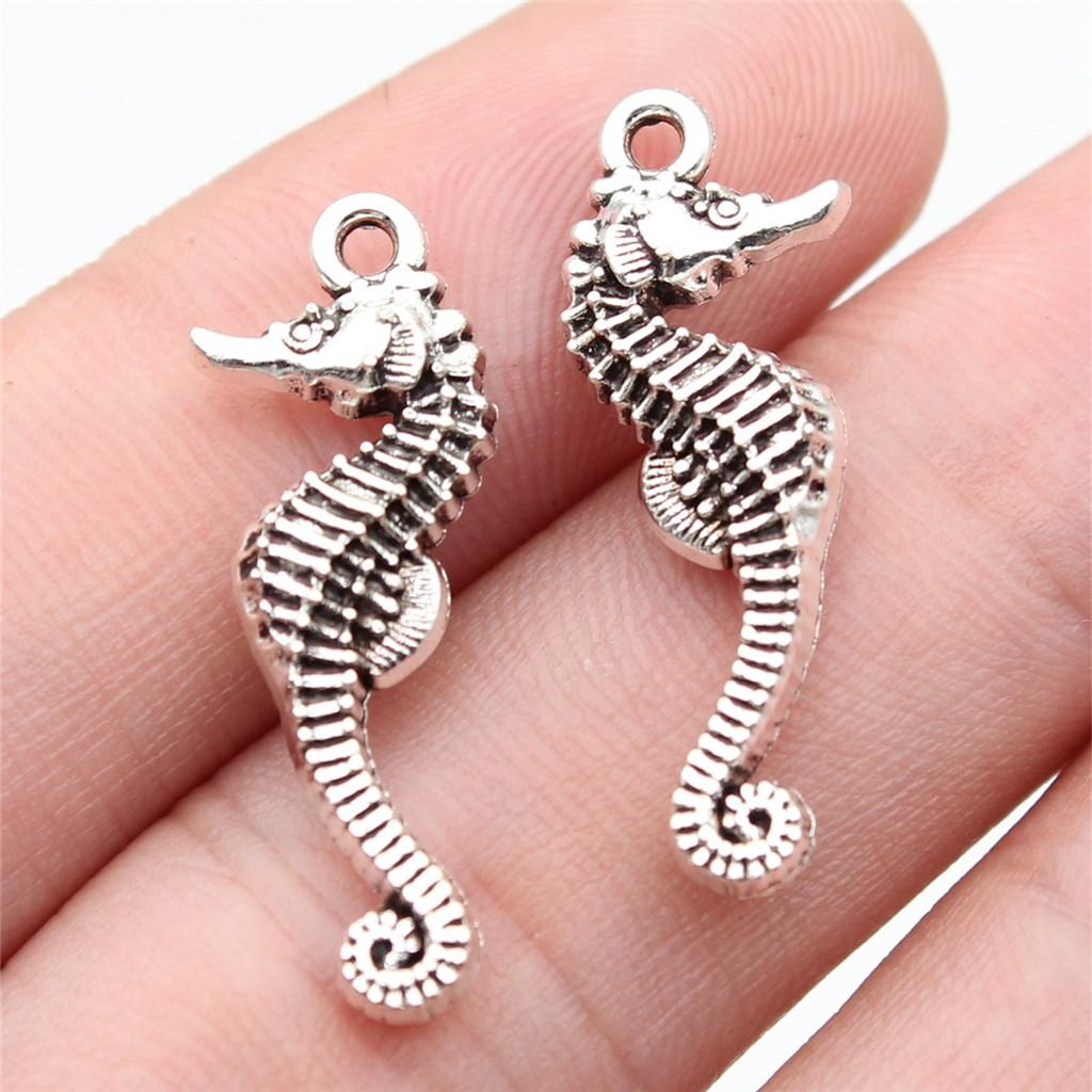 Octopus Seahorse Crab Shrimp Marine Life Charm Antique Bronze Zinc Alloy Jewelry Making Supplies Couple Style