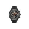 Reloj para Hombre Navihawk Serie 200 Metros Impermeable Solar de Cuarzo Correa de Acero Esfera Negra JY8035-04E