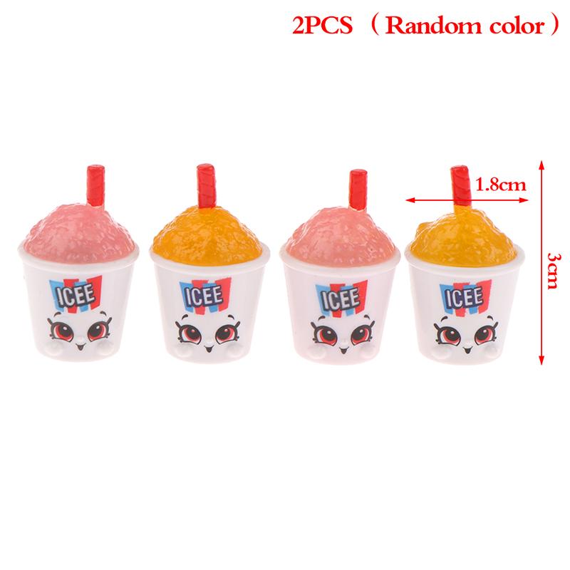 1/2/5pcs Doll House Home Furnishings Lovely Straw Drink Cup Model Mini Coffee Juice Milk Cups Miniature Dollhouse Mugs Drinks