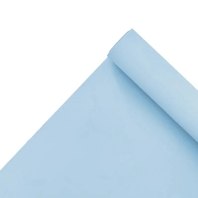 58cmX11yards Plain Porcelain Matte Floral Paper Flower Bouquet Solid Color Floral Page Flower Material Waterproof Packaging Film