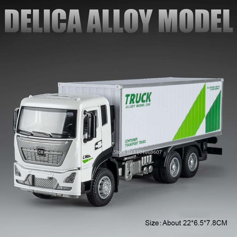 1:32 Scale Concrete Mixer Trucks Toys Models Cars Wheel Pull Back Miniature Model Container Transport Vehicles Educational Toys