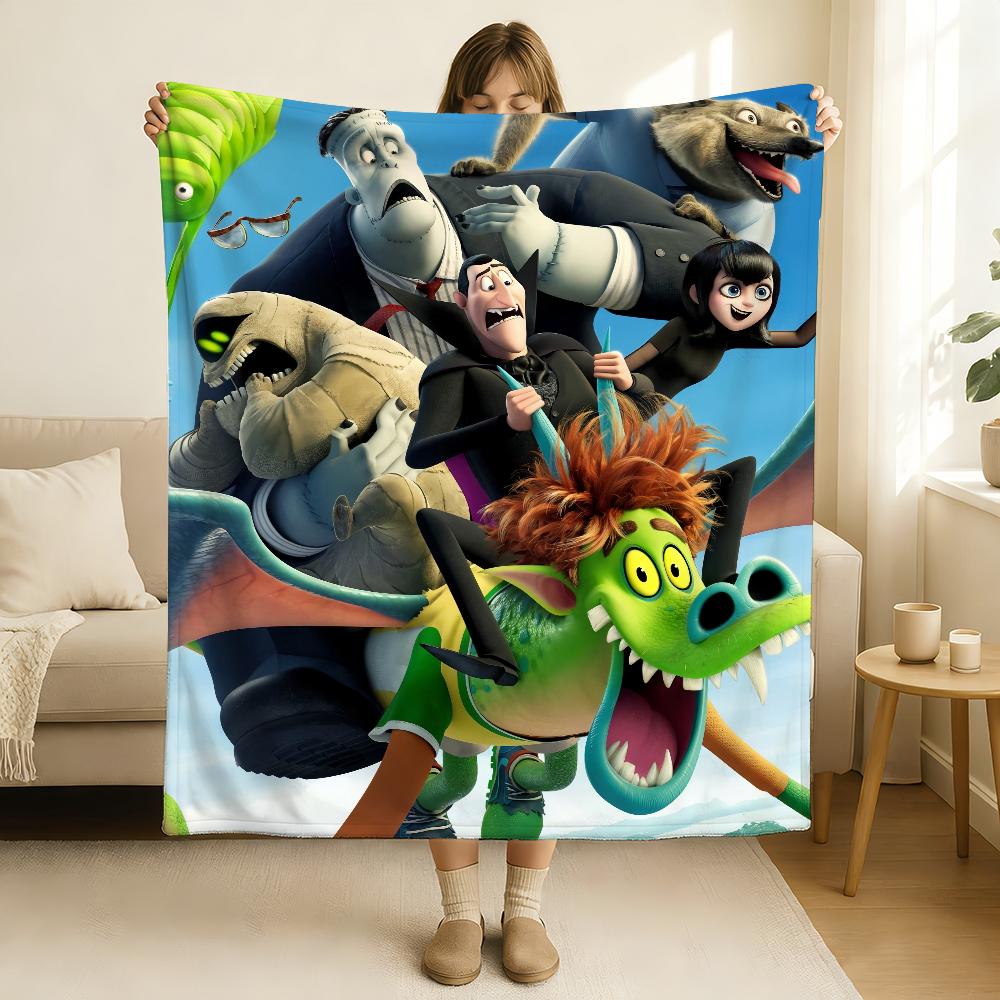 Movie H Hotel T Transylvania Blanket Soft and Skin Friendly For Couch Bed Napping Bedspread All Seasons Comforter 75x90cm