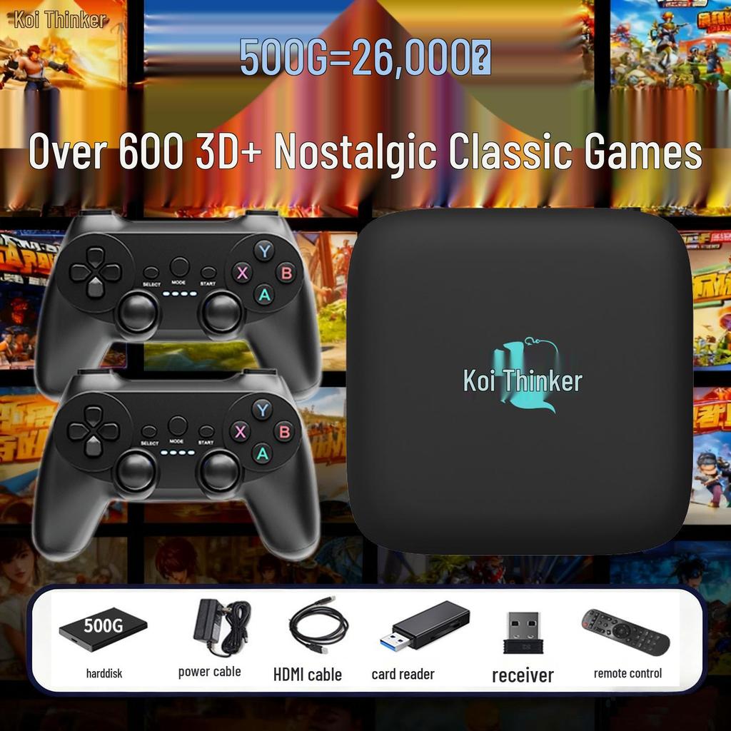 2025 Dual-System Retro Game Console with Dual Controllers – Supports PSP and 3A Cloud Games