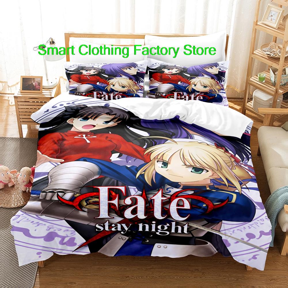 Fatestay Night Bedding Set Single Twin Full Queen King Size Bed Set Teenagers Bedroom Duvetcover Sets Fashion Bed Sheet Set
