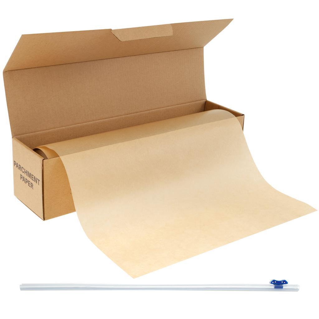 Parchment Paper Roll Double Sided Parchment Paper Baking Sheets Cuttable Bread Baking Liners for Oven Air Fryer Grilling Mat