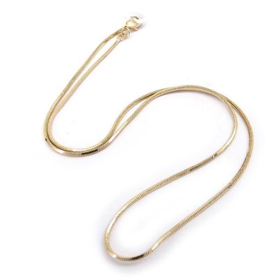 [K3680] - Vergoldete 'Venezianischer Diamant' Kette - 40 cm 1 mm