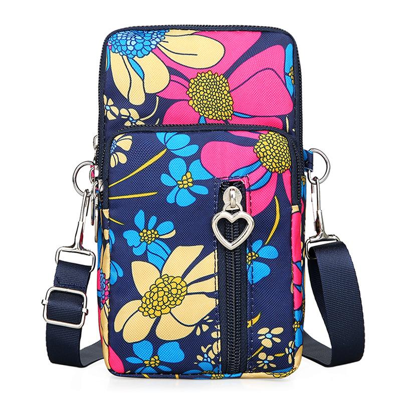 Large Screen Portable Mobile Phone Bag Spring and Summer Mini Small Bag Female Messenger Bag Mobile Phone Bag Change Bag Neck Cloth Bag