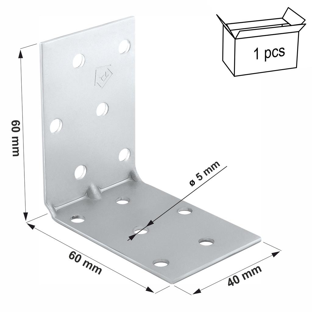 Mounting angle processed KMP4 60x60x40x1.5 (1)