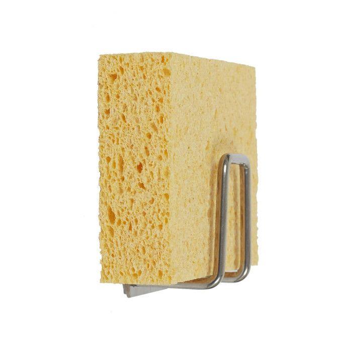 Adhesive Sponge Support "Inox" 4cm Silver