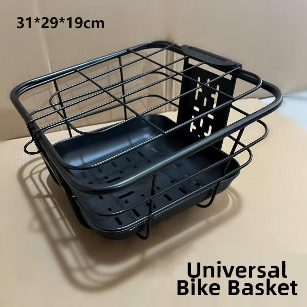 Iron Bicycle Hanging Front Basket Children s Folding Bike Accessories