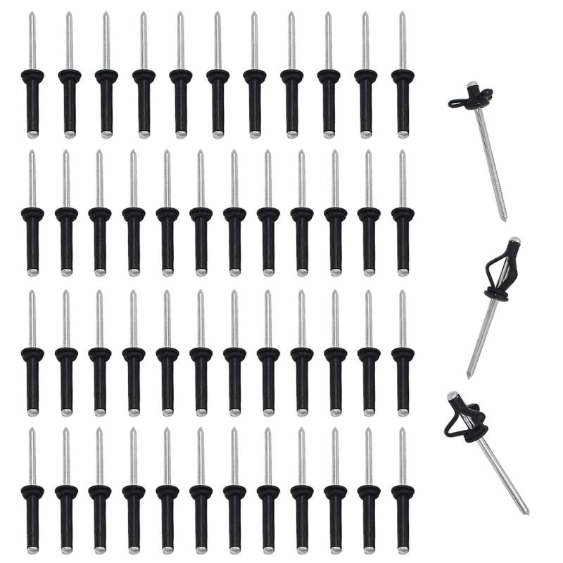 Aluminum Alloy Long Grip Tri-Grip Rivets Tri-Fold Tri Bulb Mounting Rivets Tri-Grip Rivet Blind Rivets Assortment Kits