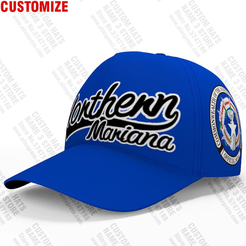 Northern Mariana Island Baseball Cap Free 3D Custom Made Name Team Game Logo Mp Hat Mnp Travel Fishing Cnmi Island Flag Headgear