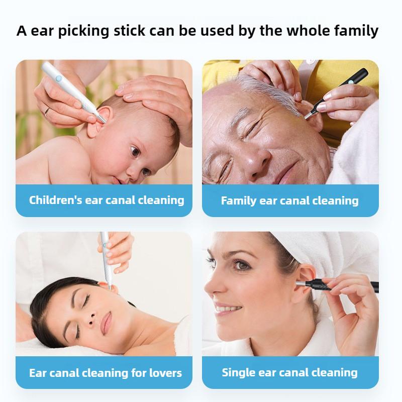 Intelligent Professional Ear Digging Spoon Portable HD Visual Ear Pick Luminous Ear Cleaning Tool Set