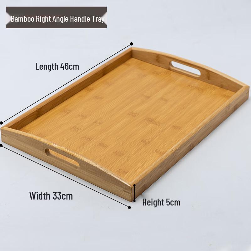 Multipurpose Rectangular Bamboo Serving Tray