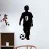 Personalized Soccer Wall Art, Custom Name Football Decal, Sport Player Vinyl Sticker, Kids Room Metal Poster, Boys Gift Decor