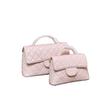 2025 Spring/Summer Luxury Quilted Leather Crossbody Bag with Chain Handle
